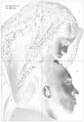 Gianna & Kobe Rhinestone DIY Portrait Template