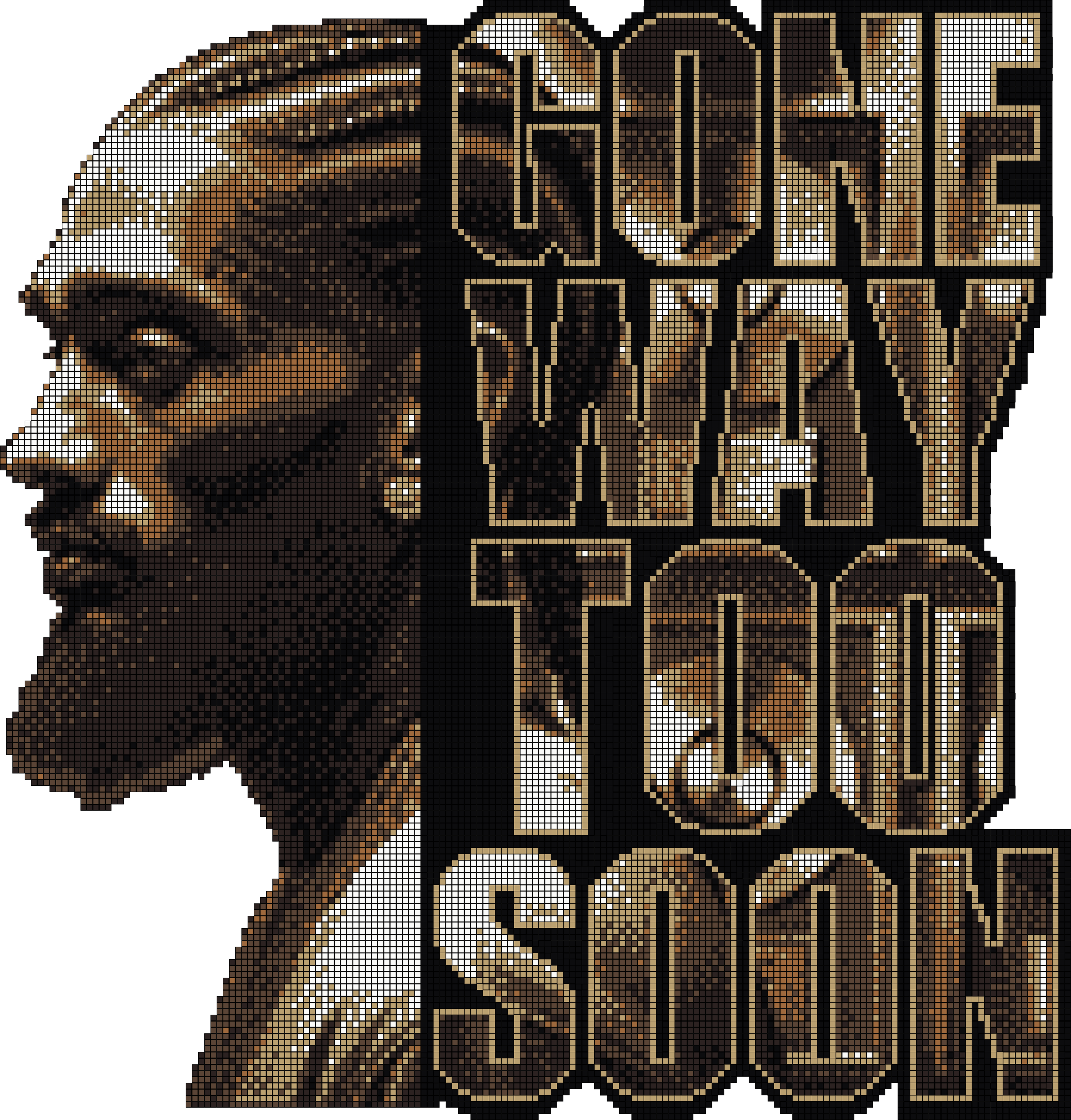 Nipsey Hussle Rhinestone DIY Portrait Template