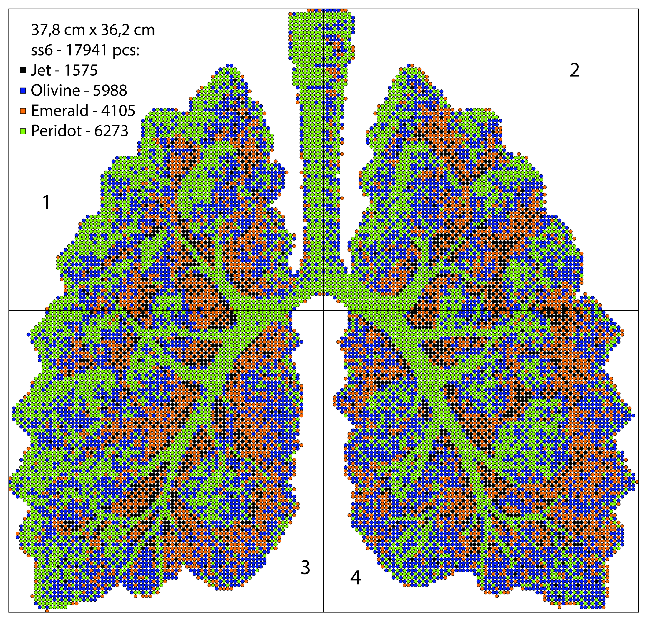 Weed Lungs Rhinestone DIY Portrait Template